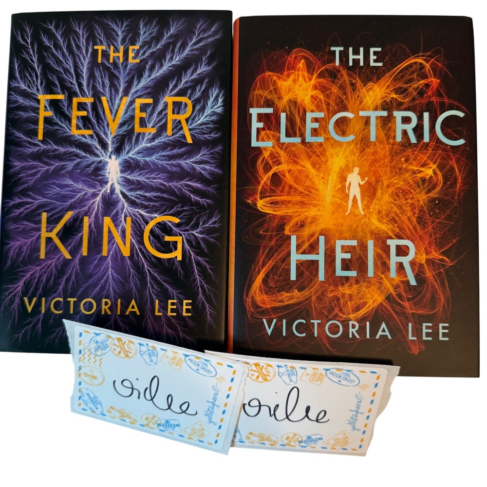 Feverwake Series Victoria Lee The Fever King The Electric Heir Signed LGBTQ NEW
